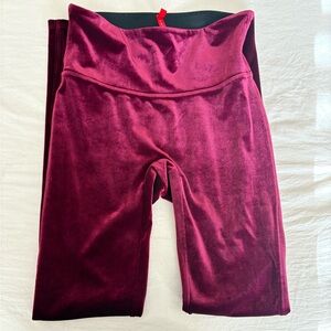 Spanx velvet leggings